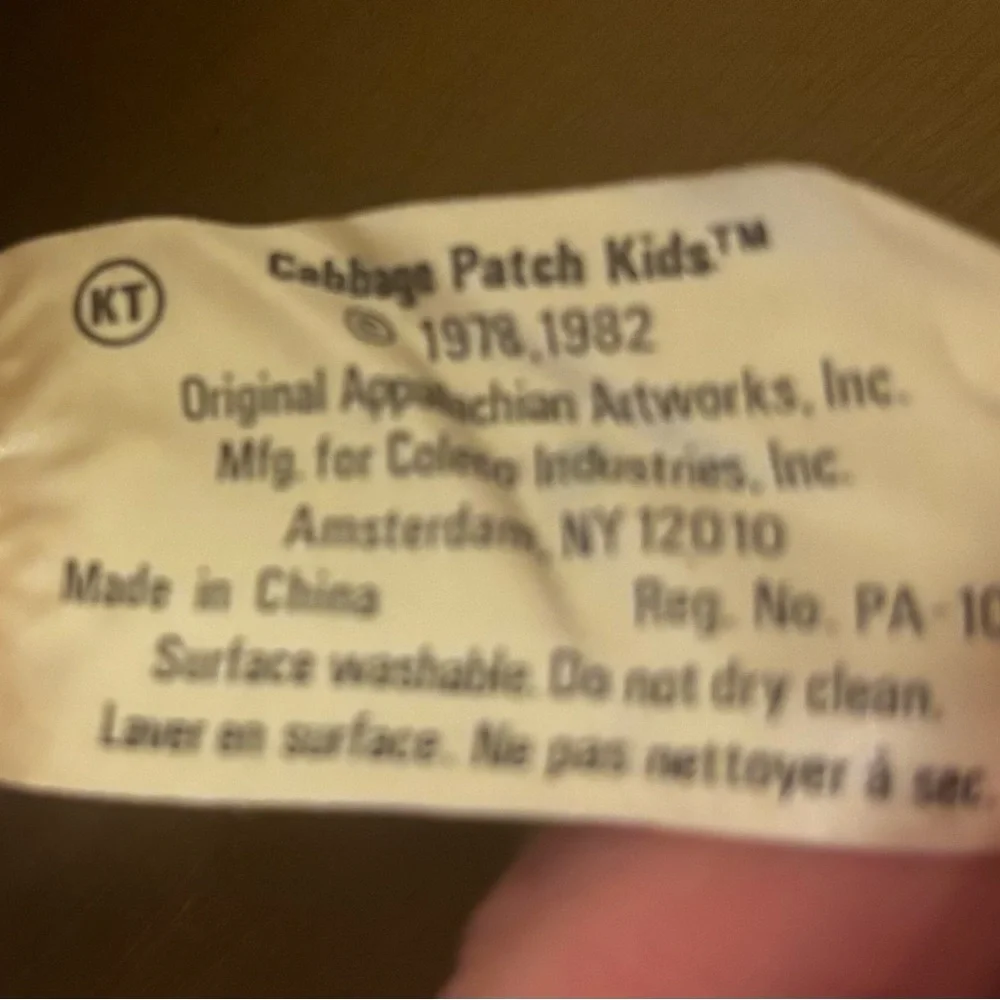 1978/1982 Charming cabbage patch Doll Boy with Blue Eyes